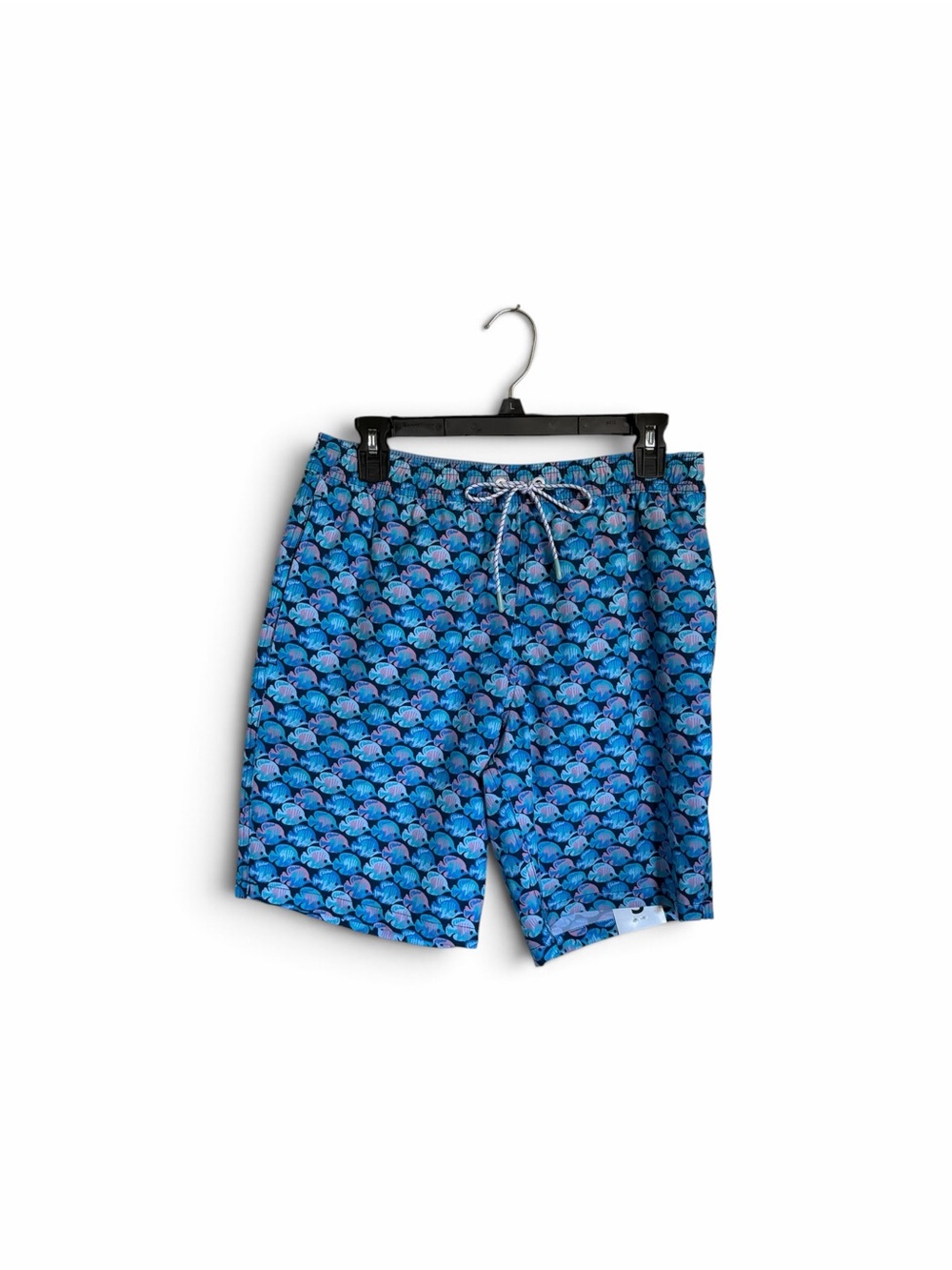Bonobos Blue Patterned Swim Board Shorts